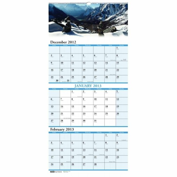 House Of Doolittle Earthscapes 3 Mo. Wall Calendar. HO300560